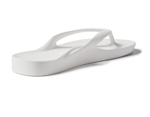 Archies Arch Support Thongs White