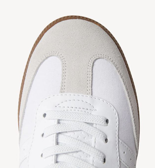 Goodsole Parallel Canvas Sneaker White