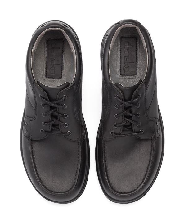 Dansko Mens Wyatt Black Leather