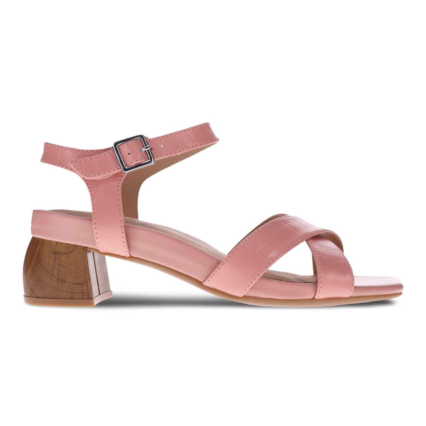 Mia Vita Yara Wedge Heel Pale Pink