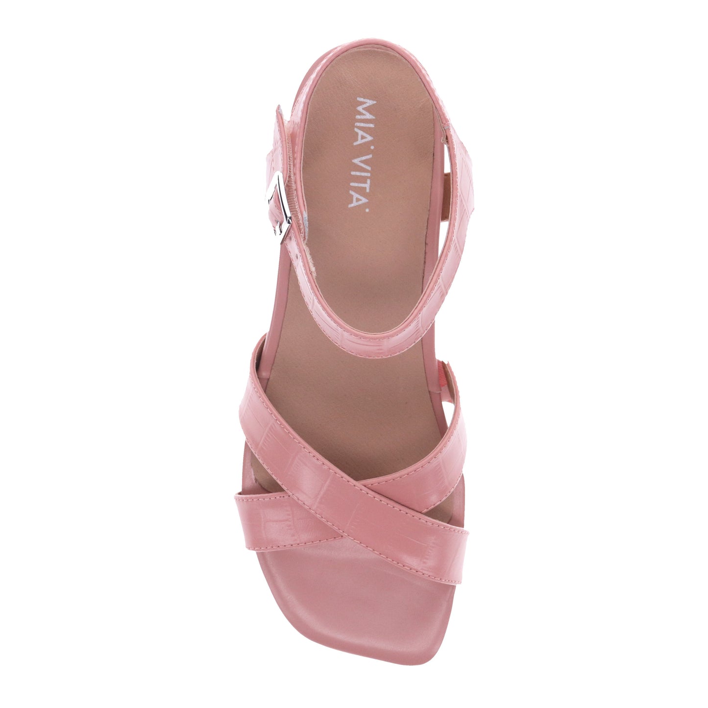 Mia Vita Yara Wedge Heel Pale Pink