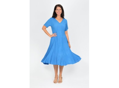 Orientique Essentials Front Pocket Dress - Nautical Blue 