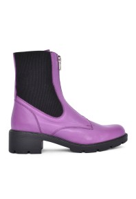 Adesso Elodie Front Zip Boot Violet sz 38