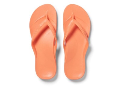 Archies Arch Support Thongs Peach