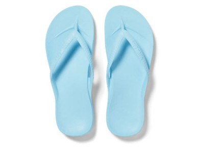 Archies Arch Support Thongs Sky Blue
