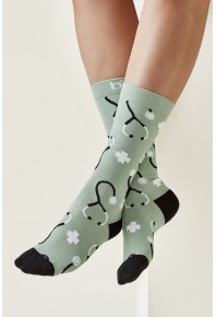 Bizcare Happy Feet Compression socks Green