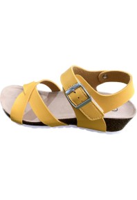 Byron Bay Shoe Co Grace Wedge Yellow 