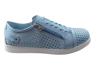 Cabello EG17 Perf Sneaker Sky Blue sz 37