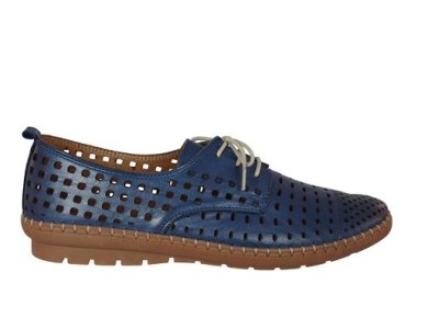 Cabello Kroon Perforated Navy - HBE-9282