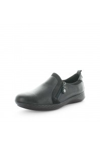Kiarflex Kariel Side Zip Leather Shoes Black 